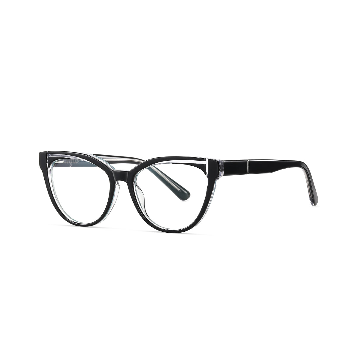 BLACK/TRANSPARENT
