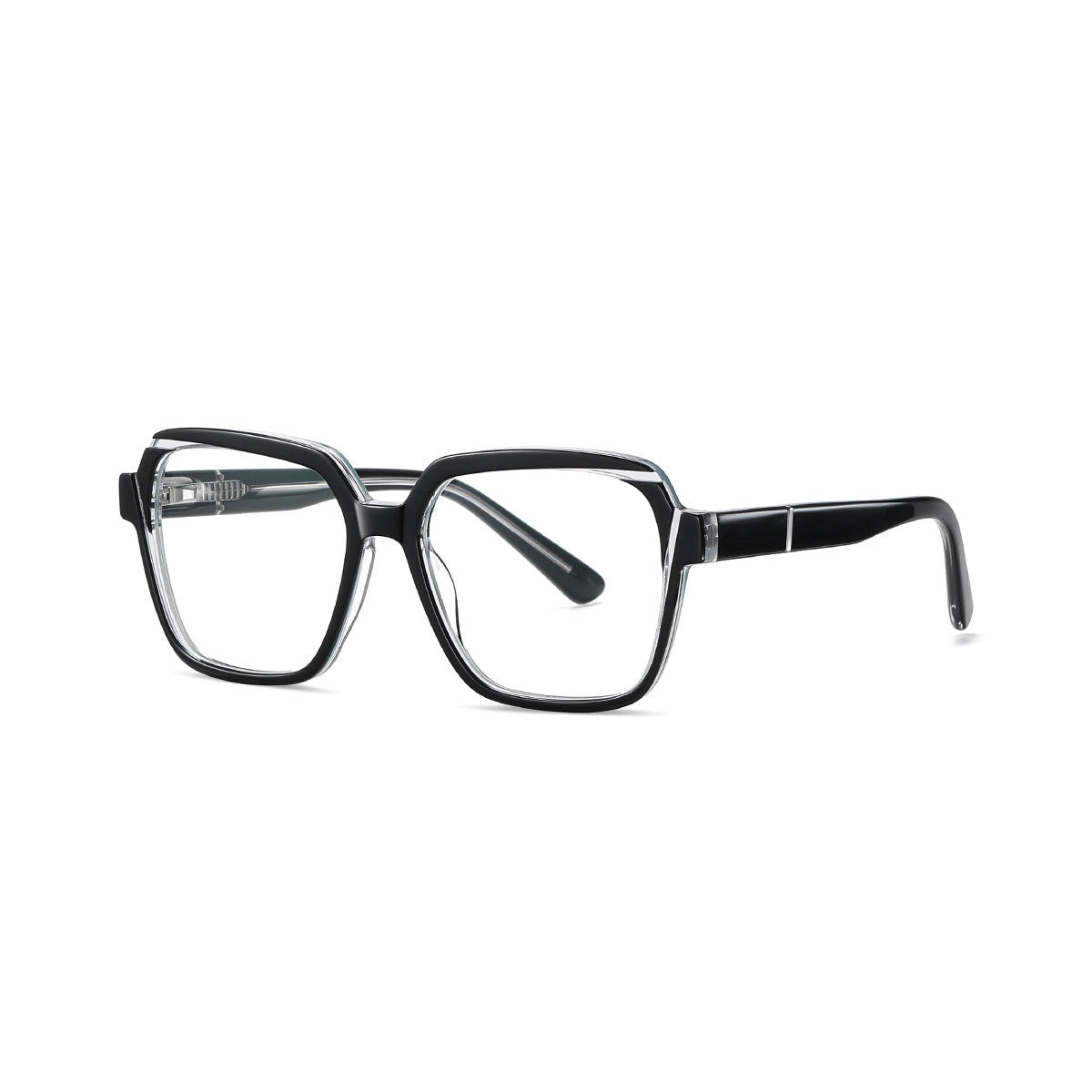 BLACK/TRANSPARENT