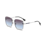 SILVER/BLUE DC.RED LENS