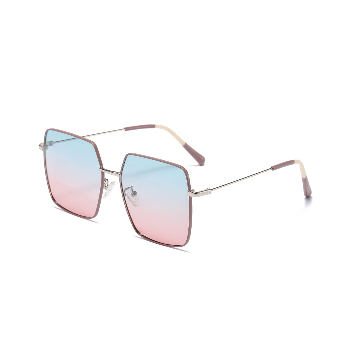 SILVER/BLUE/RED