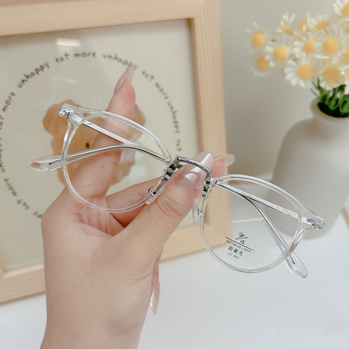 TRANSPARENT/SILVER