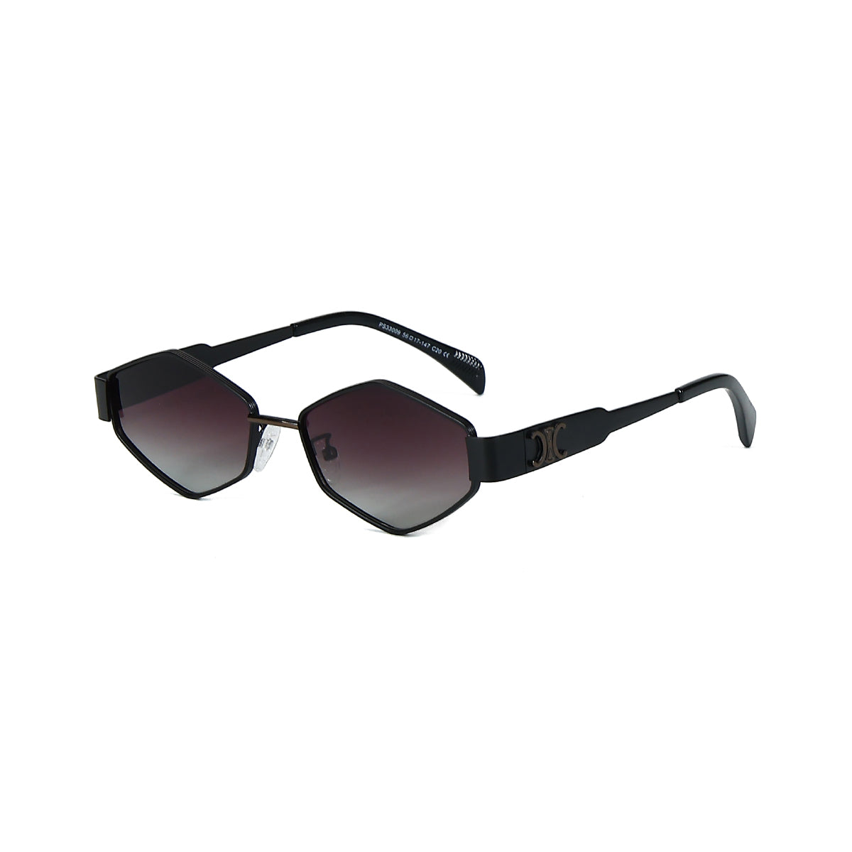 BLACK/DC.RED LENS