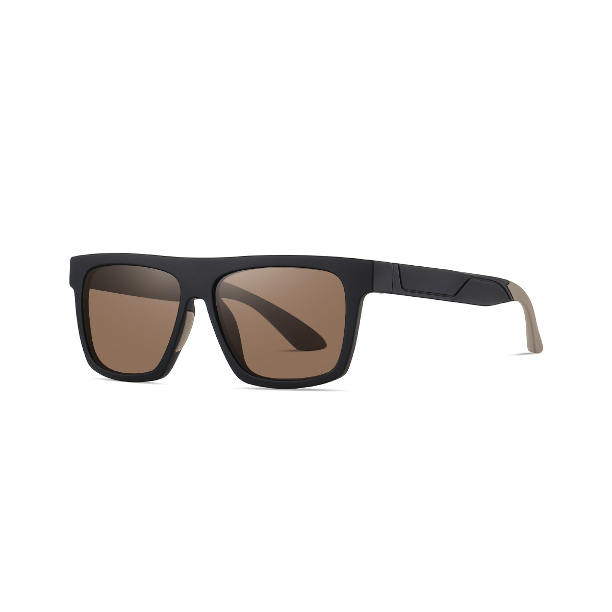 BLACK/BROWN LENS