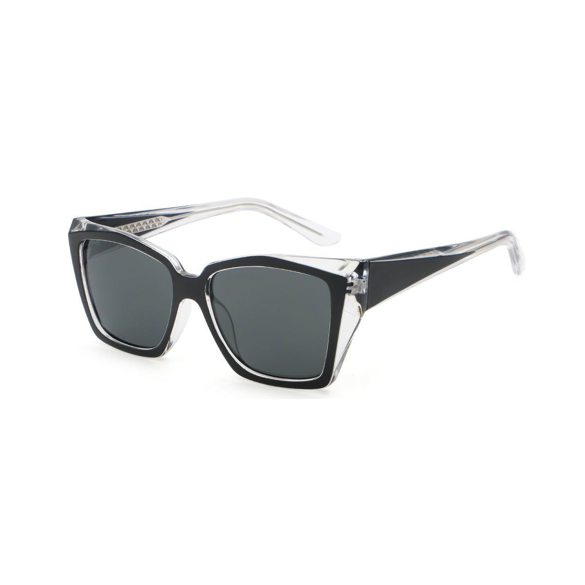 BLACK/TRANSPARENT