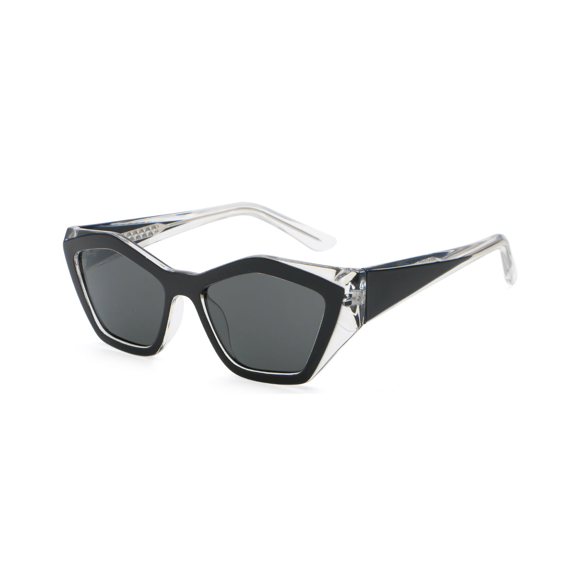 BLACK/TRANSPARENT