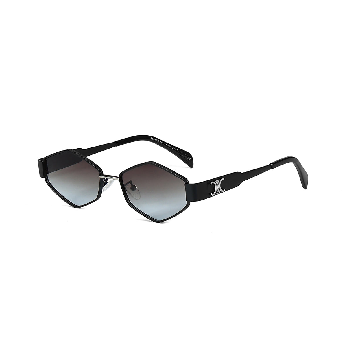 BLACK/BLUE DC.BROWN LENS