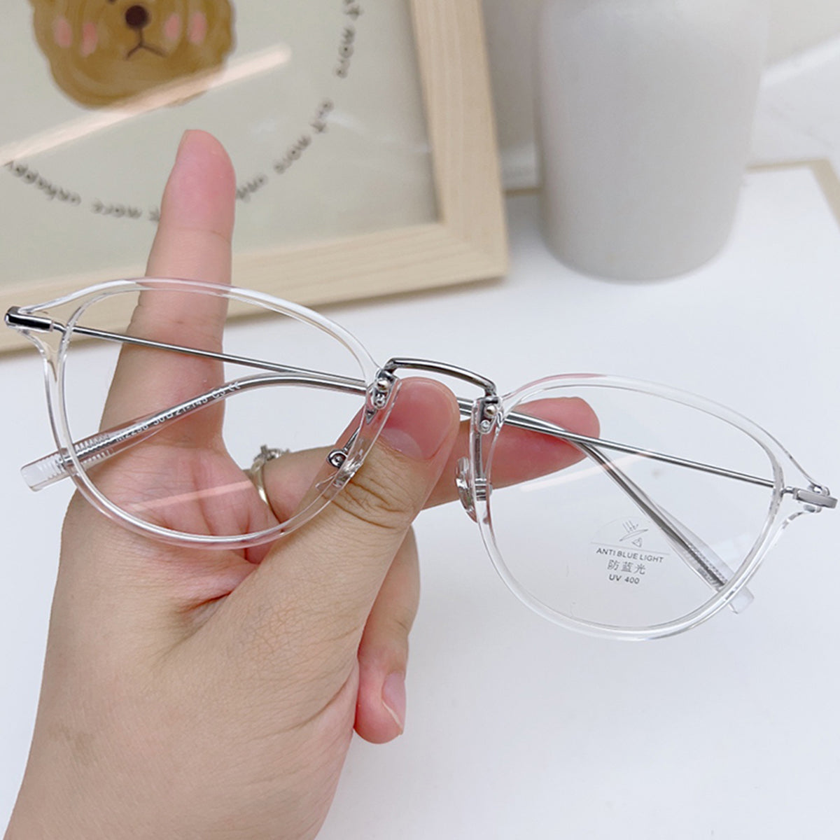 TRANSPARENT/SILVER