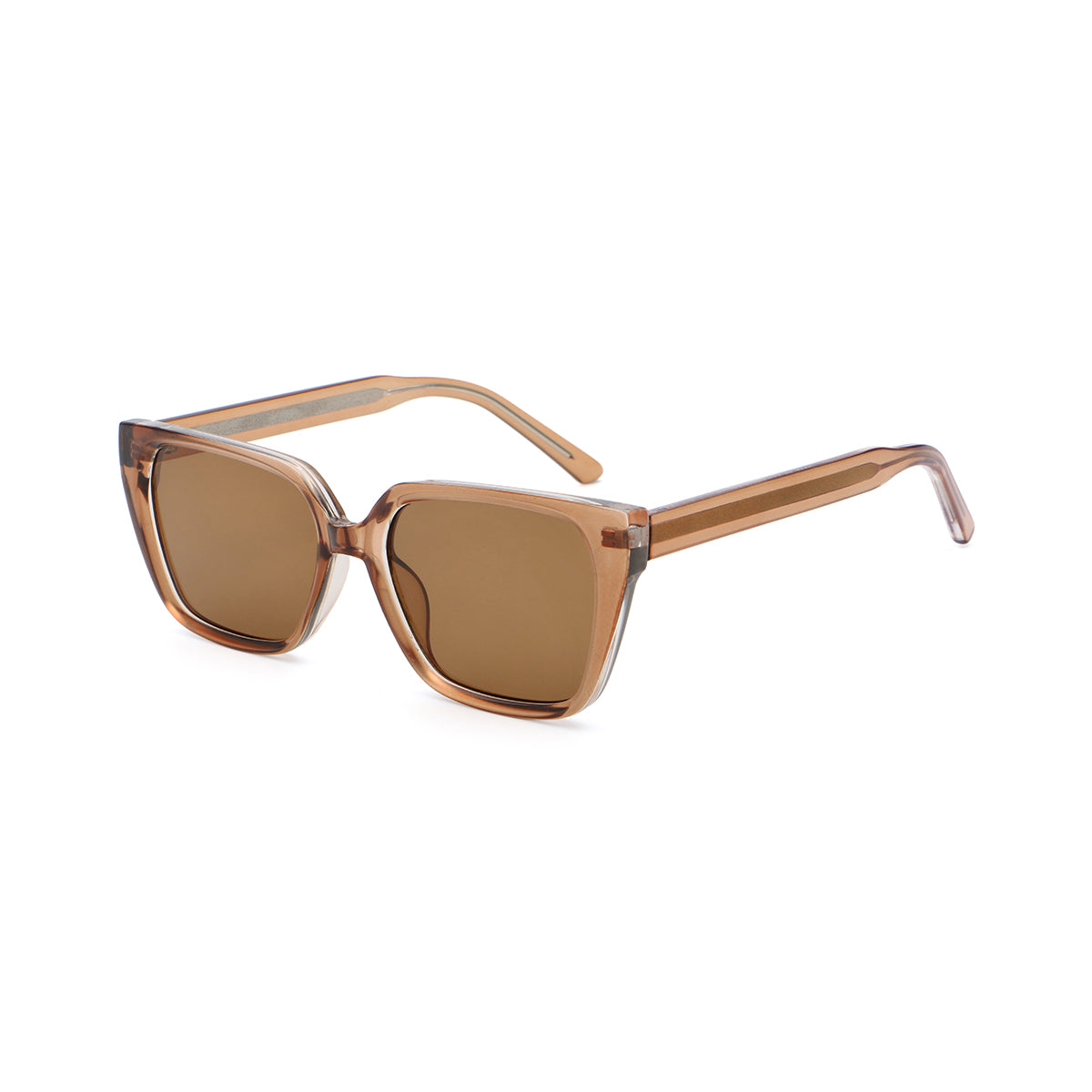 BROWN/TRANSPARENT