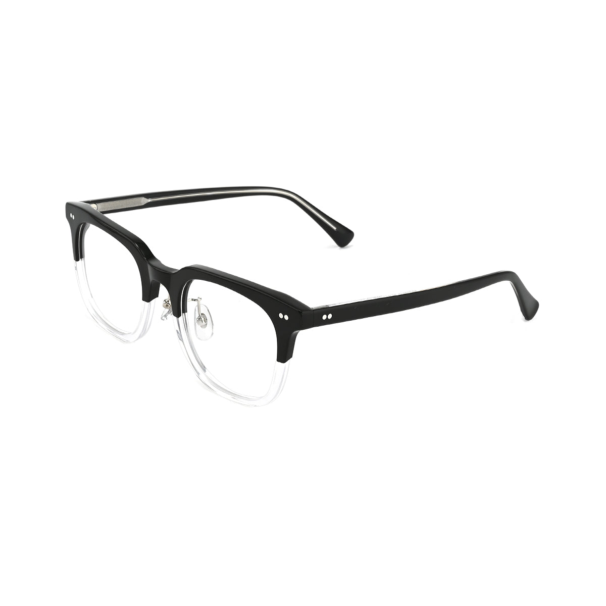 BLACK/TRANSPARENT