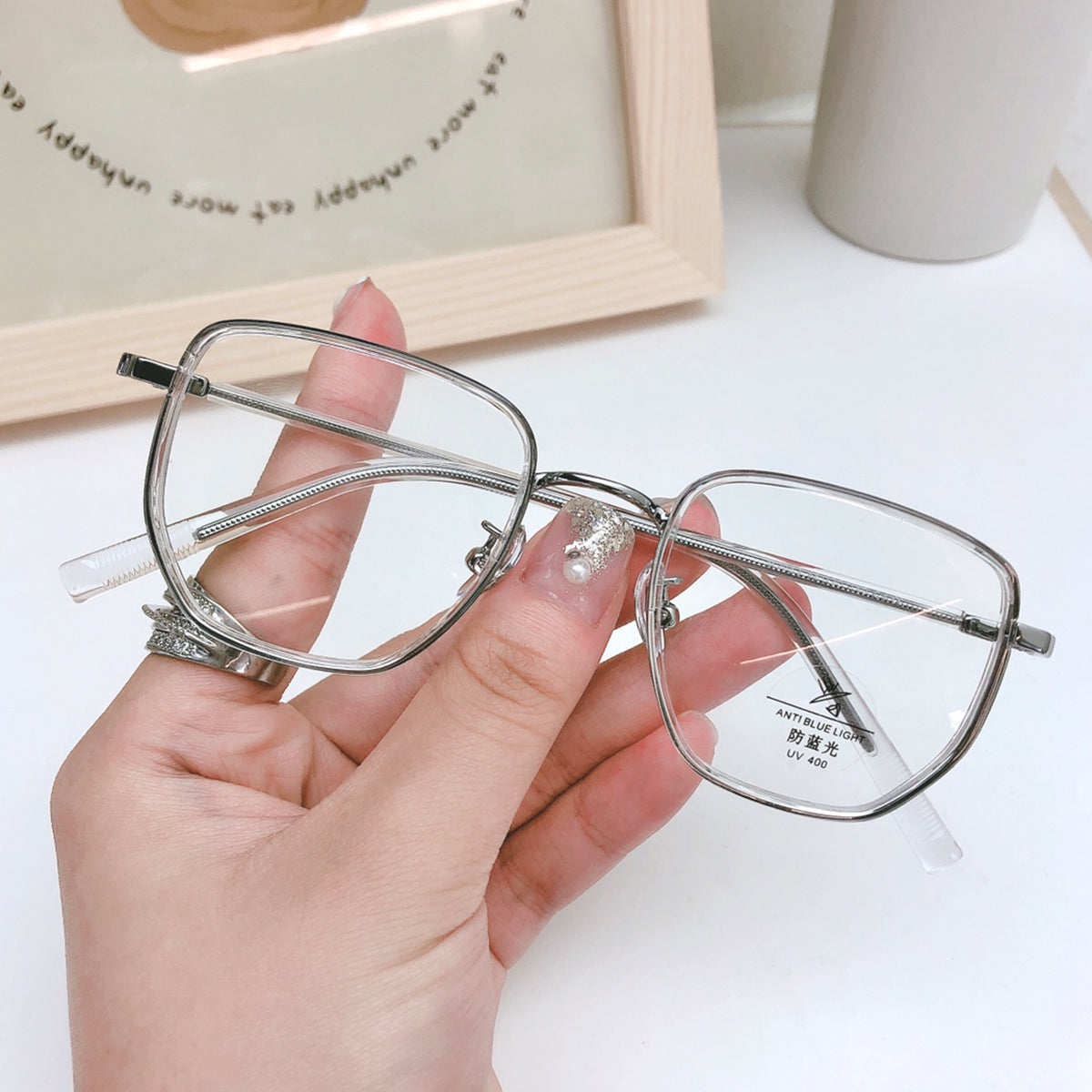 TRANSPARENT/SILVER