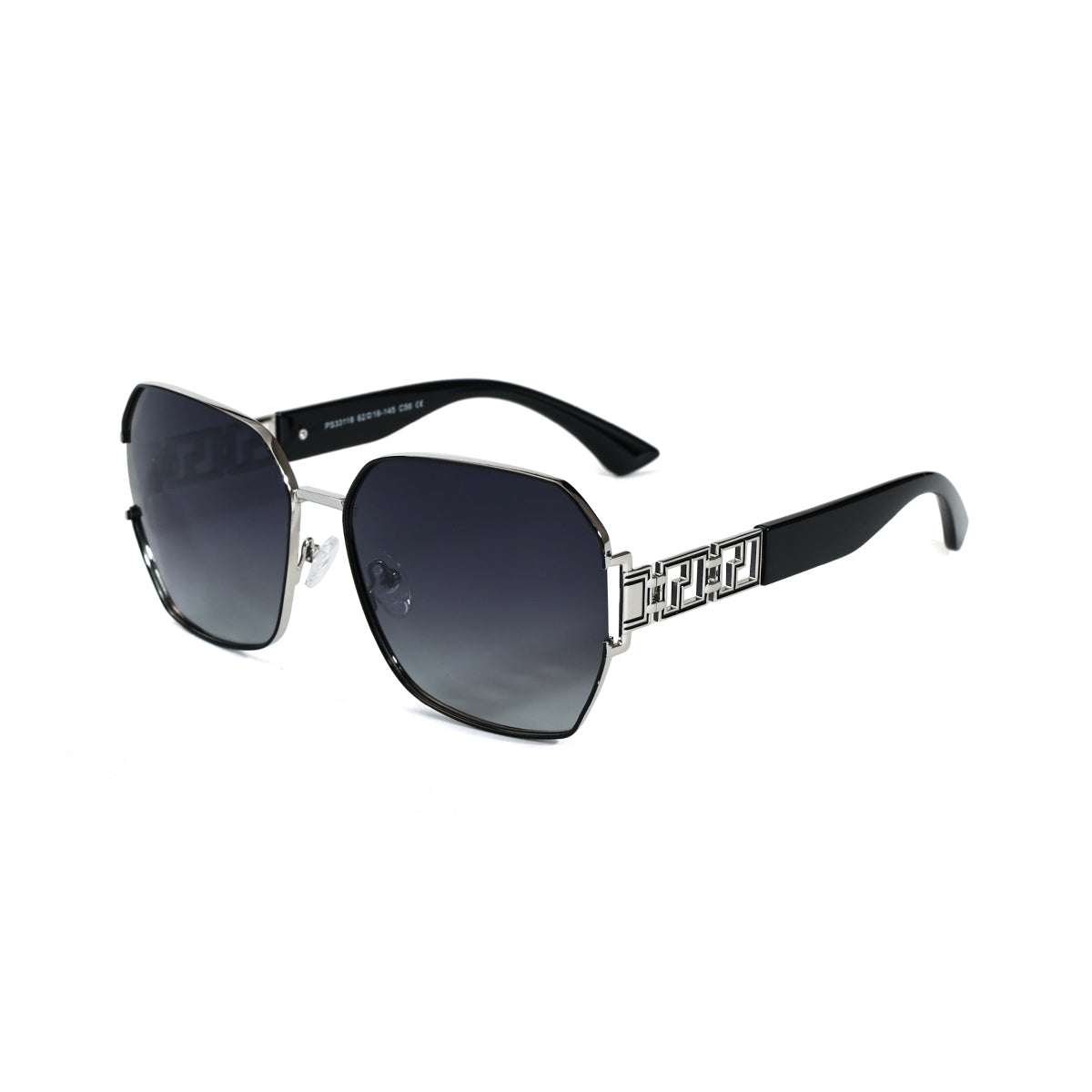 BLACK/SILVER/DC.GREY LENS