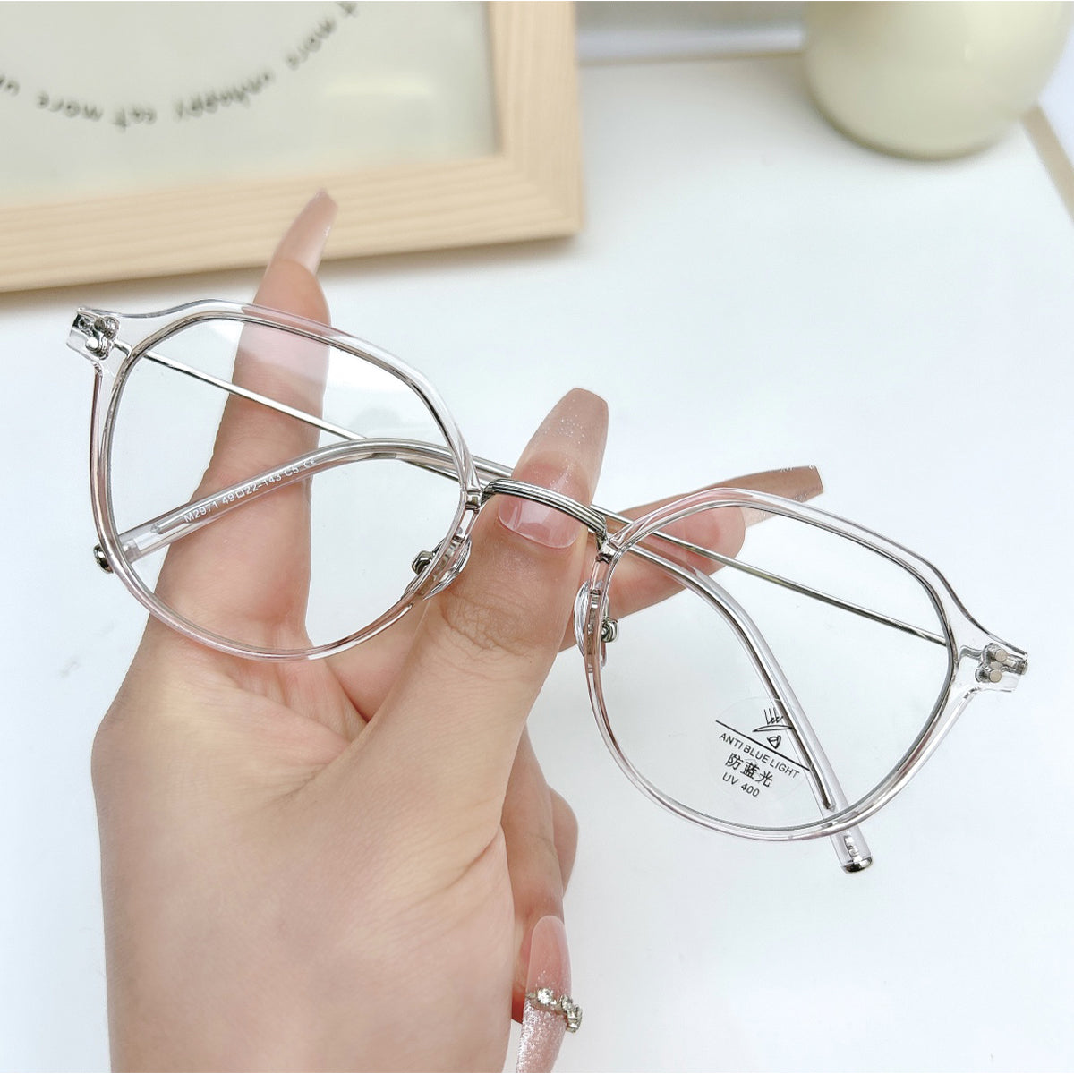TRANSPARENT/SILVER