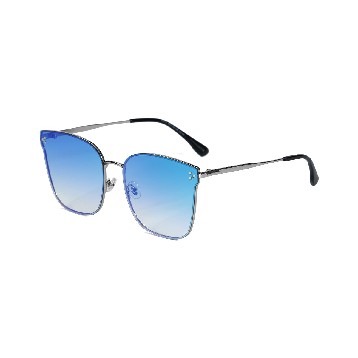 SILVER/DC.BLUE LENS