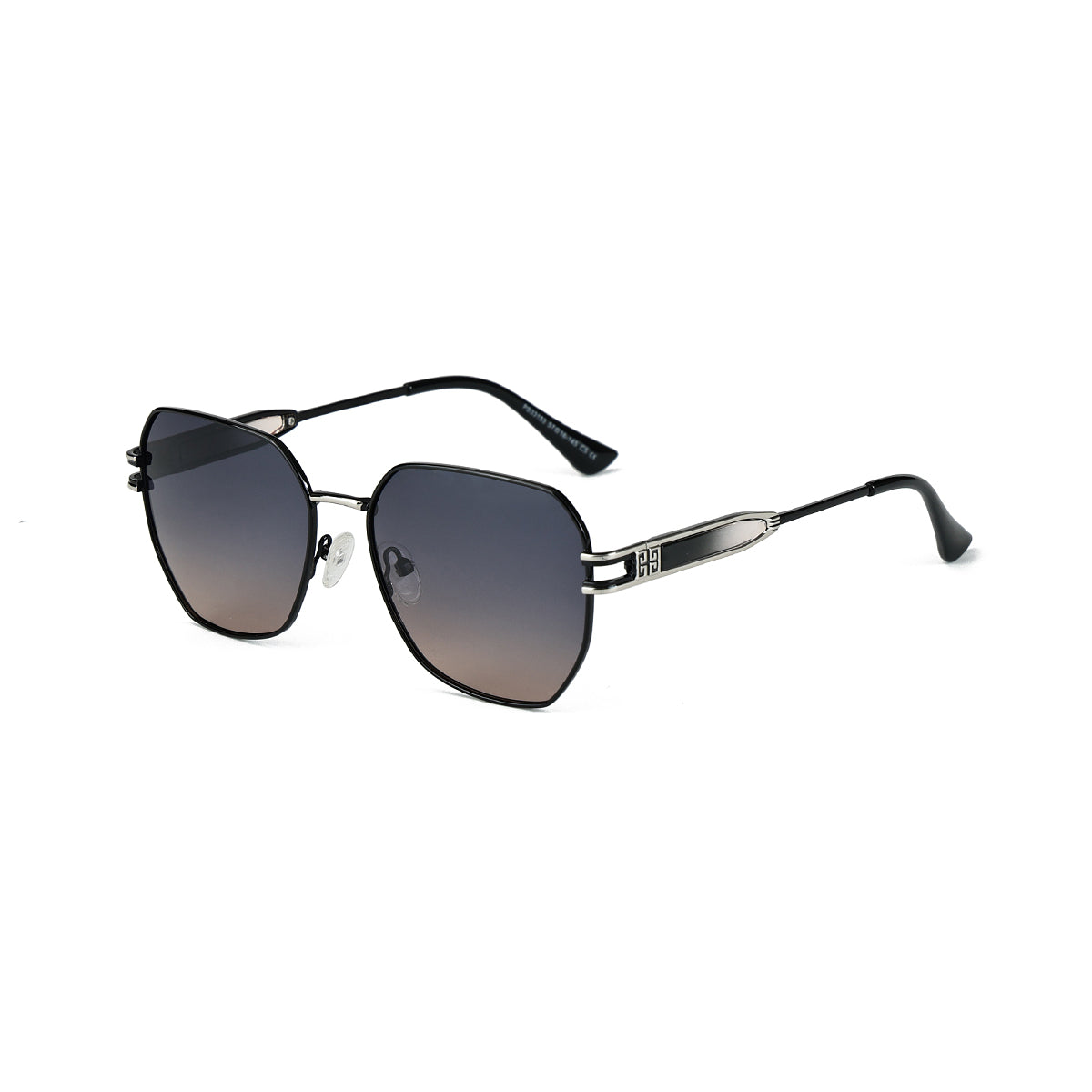 BLACK/SILVER/BROWN DC.BLUE LENS