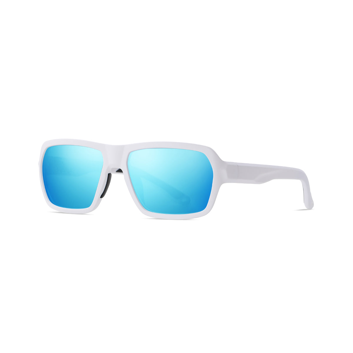 WHITE/BLUE LENS