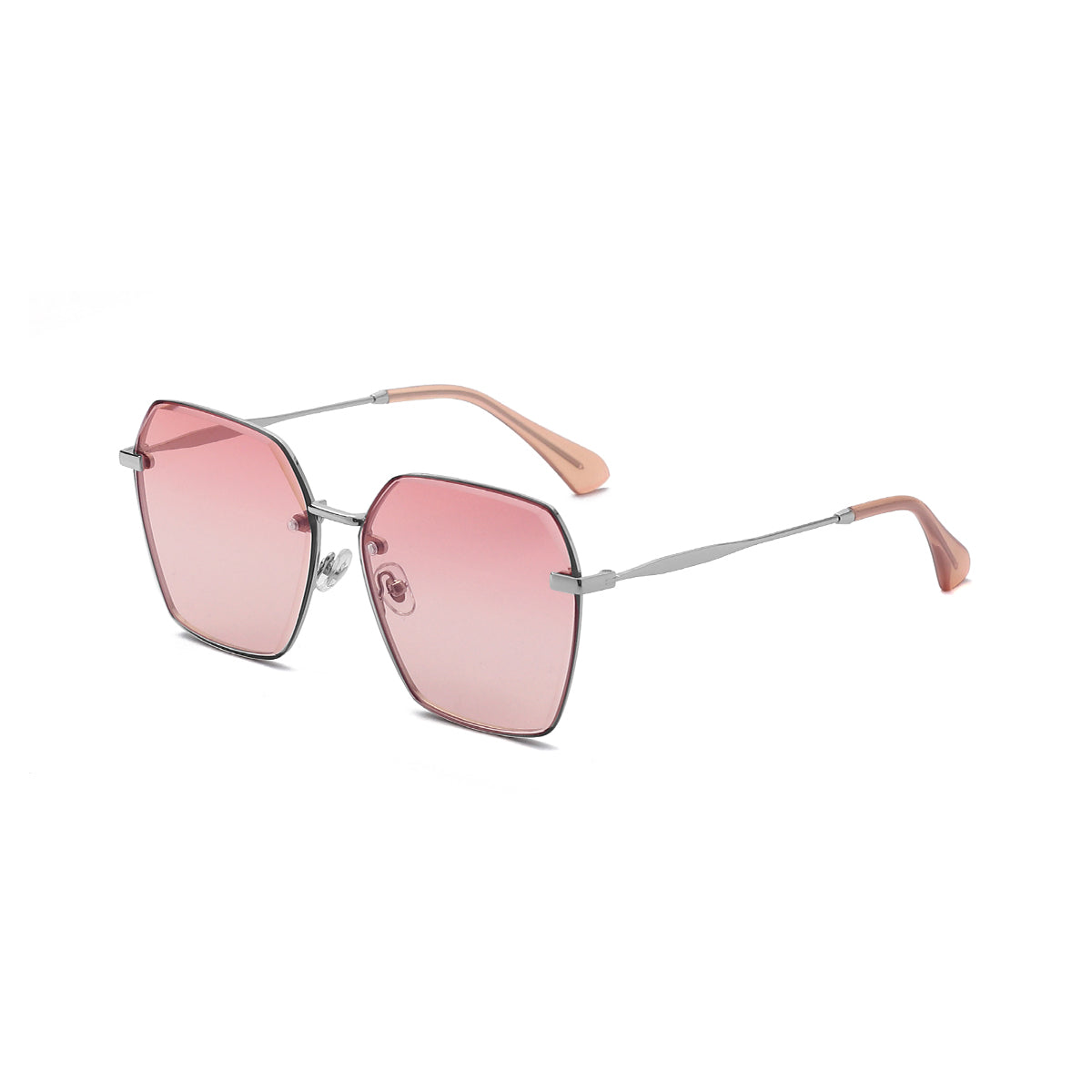 SILVER/PINK LENS