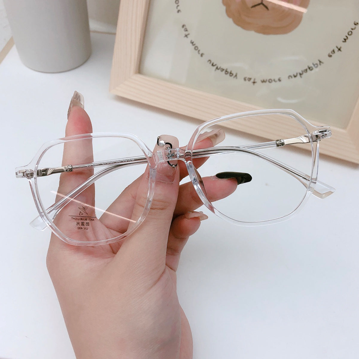 TRANSPARENT/SILVER