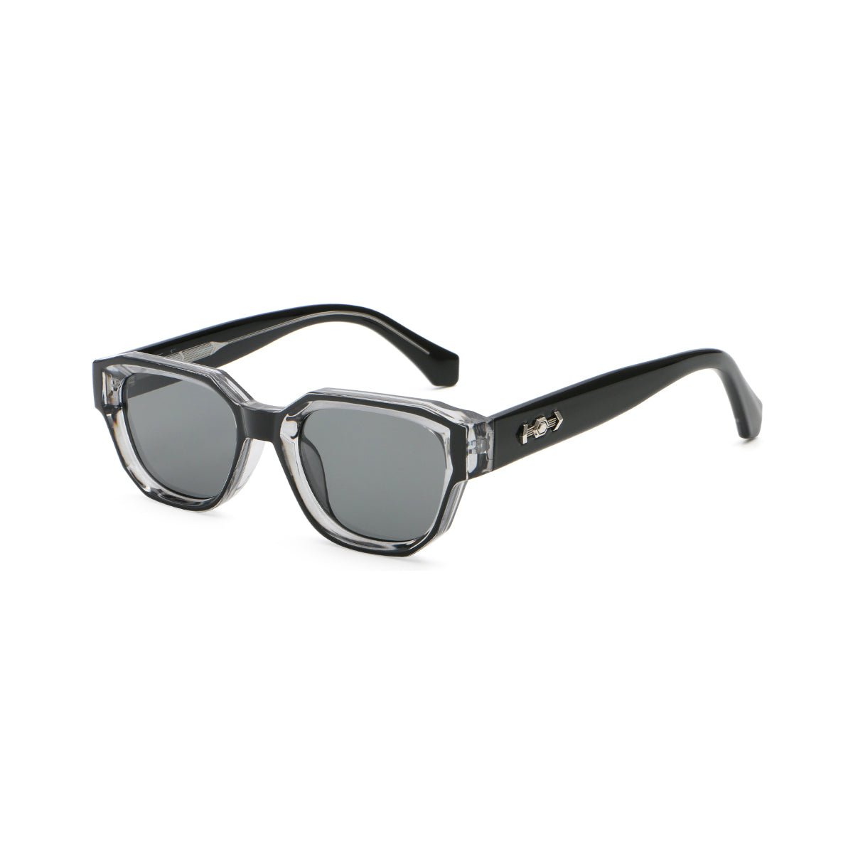 BLACK/TRANSPARENT
