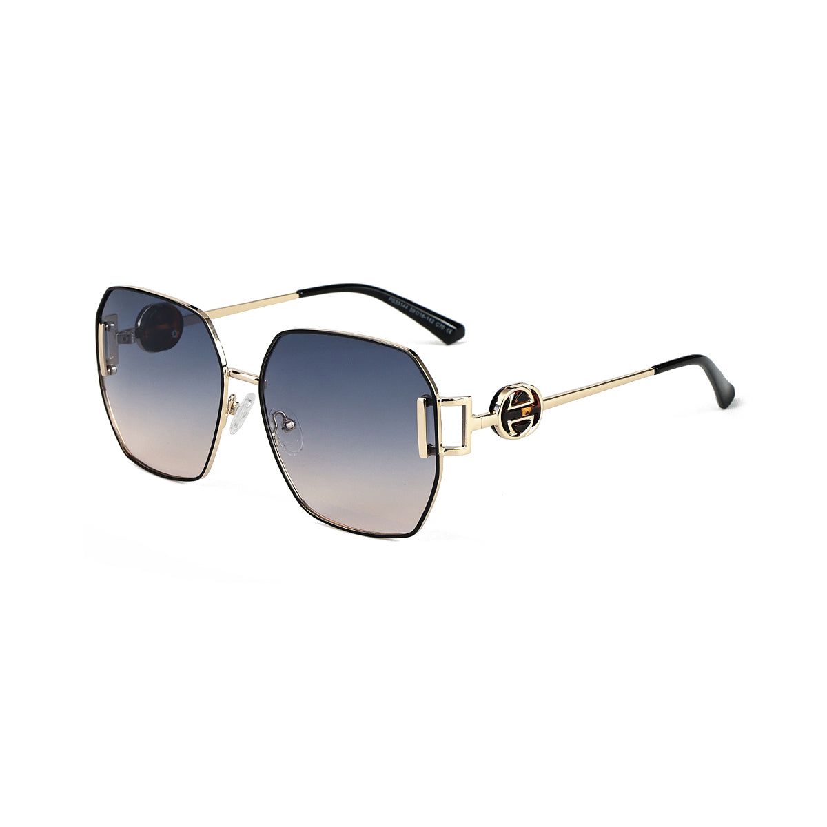 BLACK/GOLD/PINK DC BLUE LENS