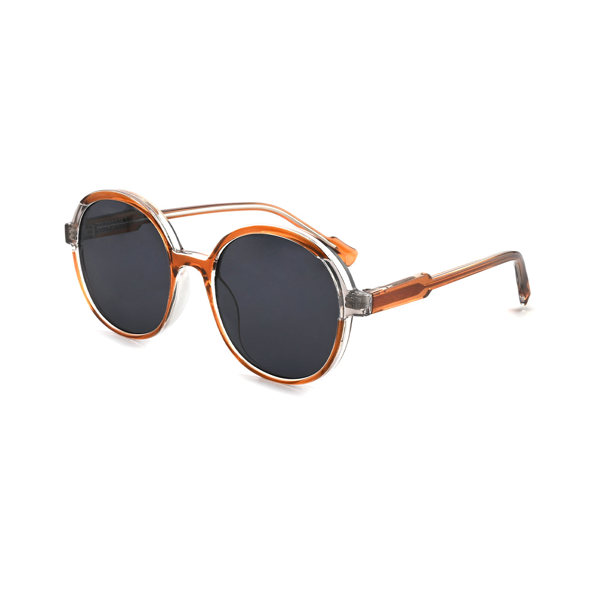 BROWN/TRANSPARENT